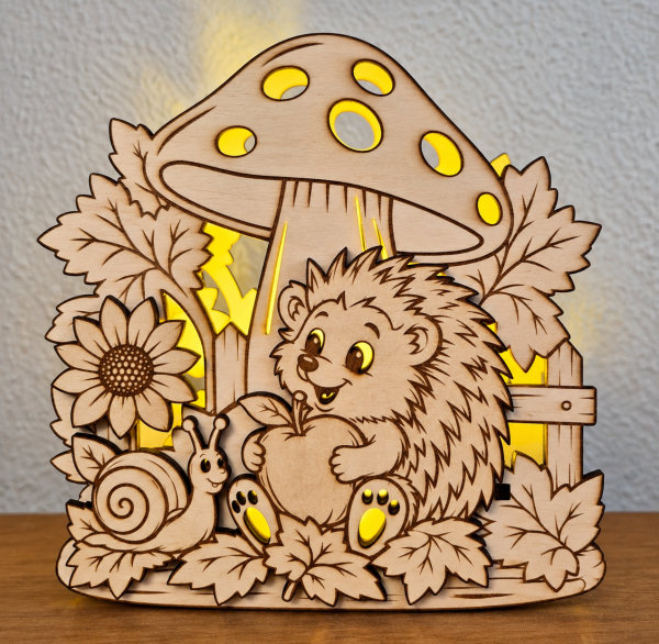 LED Herbst-Windlicht